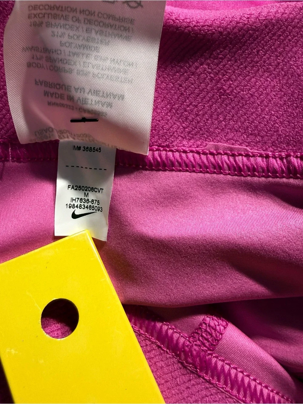 NWT Nike Pro Mid Rise 3” Training Shorts Pink Women’s Medium